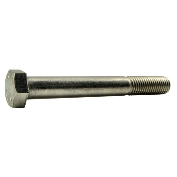 Midwest Fastener 3/4"-10 Hex Head Cap Screw, 18-8 Stainless Steel, 6 in L, 5 PK 51907
